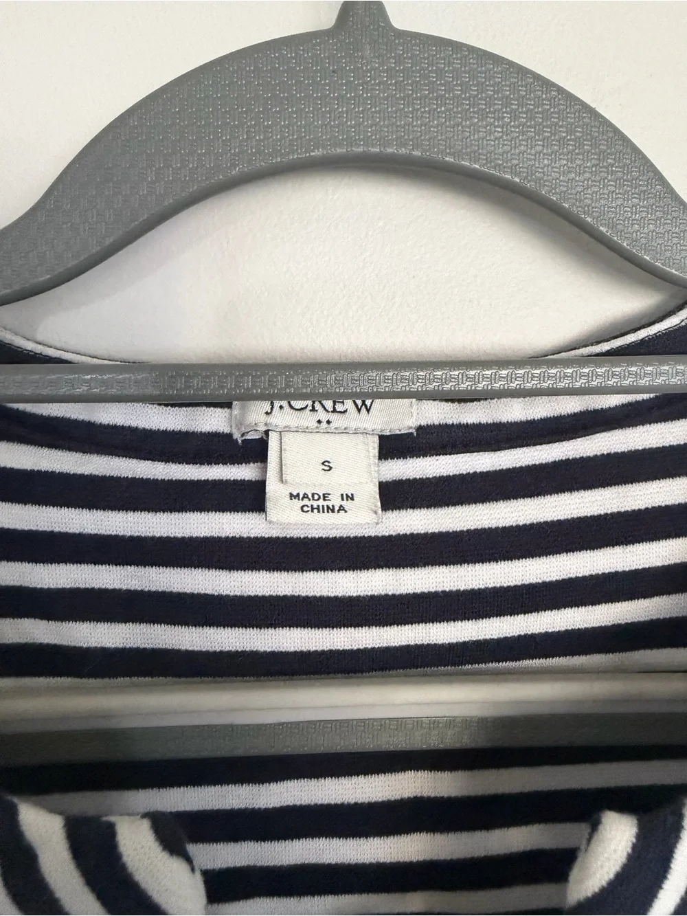 J.Crew Black & White Striped Lace-Up T-Shirt Dress Size Small